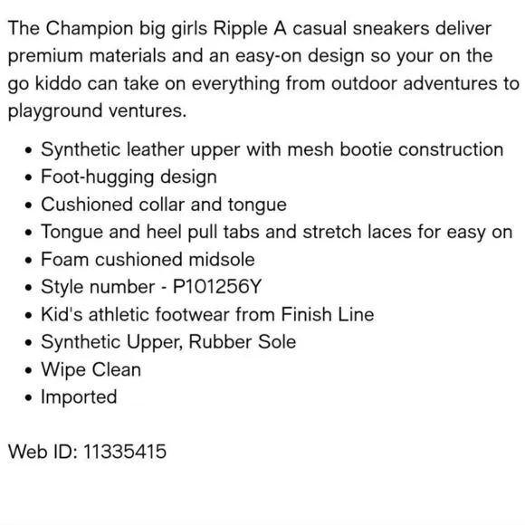 BIG Girls Ripple A Casual Sneakers
