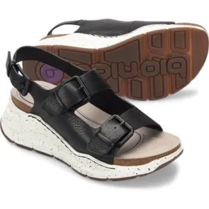 BIONICA | Womens Black Olin Leather Comfort Slingback Sandals NEW Size 11 Shoes