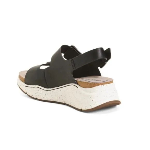 BIONICA | Womens Black Olin Leather Comfort Slingback Sandals NEW Size 11 Shoes