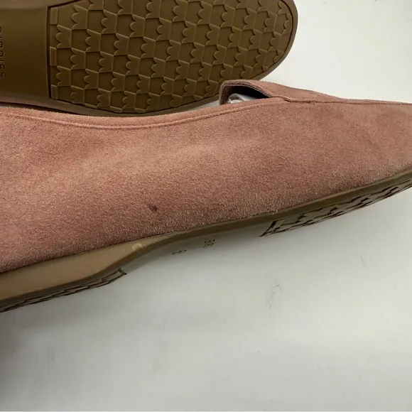 Birdies Vesper Rosewater Pink Suede Loafers Size 6.5