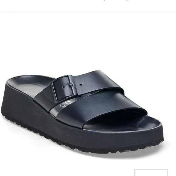 BIRKENSTOCK Almina /womenLeather - Black  size 41US  10-10.5 gently used