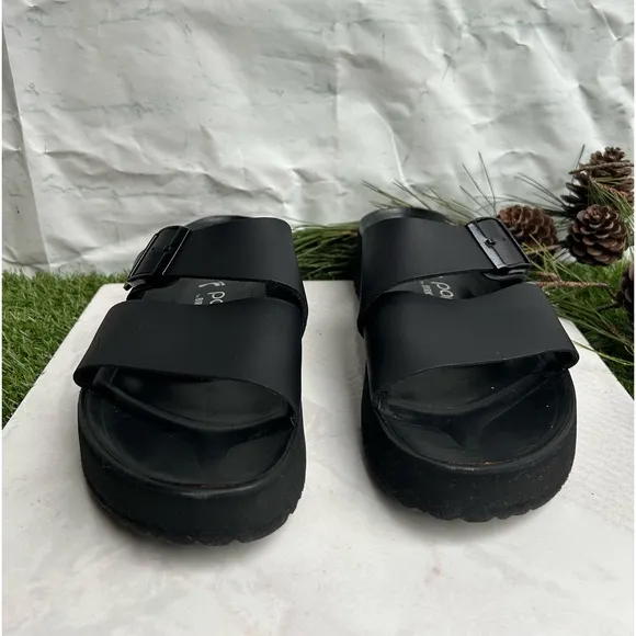 BIRKENSTOCK Almina /womenLeather - Black  size 41US  10-10.5 gently used