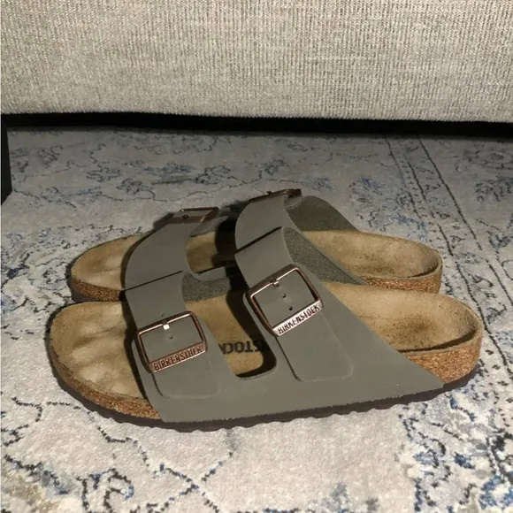 Birkenstock Arizona Birkibuc Stone Women’s Sandals