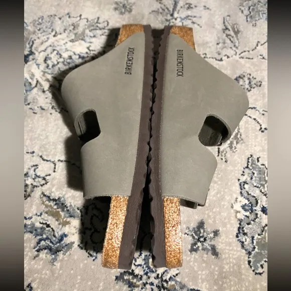 Birkenstock Arizona Birkibuc Stone Women’s Sandals