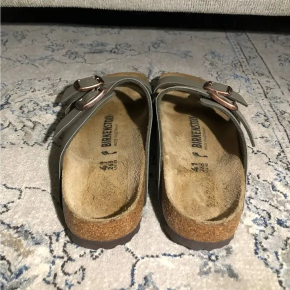Birkenstock Arizona Birkibuc Stone Women’s Sandals