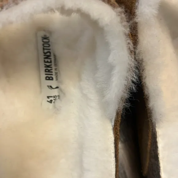 BIRKENSTOCK Arizona shearling-lined suede sandals