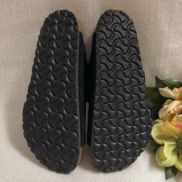 Birkenstock Arizona Soft Footbed Sandals Black39 250 L8 M6 Made in Germany NWOB