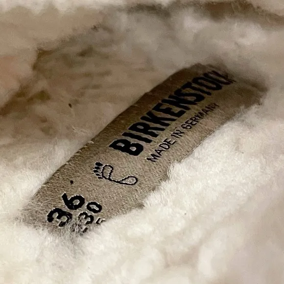Birkenstock Arizona Suede Leather &amp; Shearling Sandals in Pink Clay