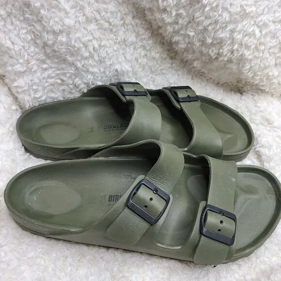 Birkenstock Arizona EVA Mens Army Green‎ Water Friendly Sandals sz 46