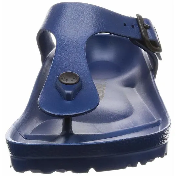 BIRKENSTOCK ESSENTIALS UNISEX GIZEH EVA SANDALS, NAVY, 10-10.5 US WOUS MEN/