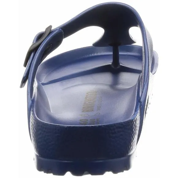 BIRKENSTOCK ESSENTIALS UNISEX GIZEH EVA SANDALS, NAVY, 10-10.5 US WOUS MEN/