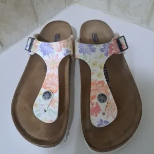 Birkenstock Floral Pastel Colors Sandals EU 37 US 6