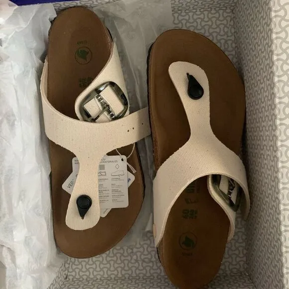 Birkenstock | Gizeh Big Buckle Canvas Sandals