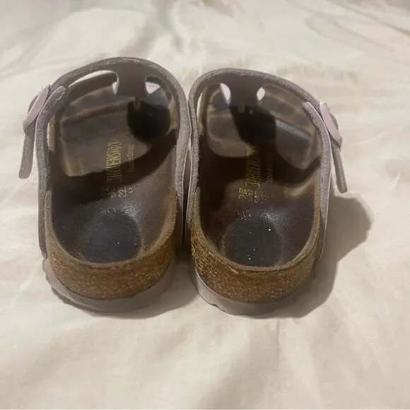 Birkenstock Gizeh Light Chrome Pink Sandals EU Size 35