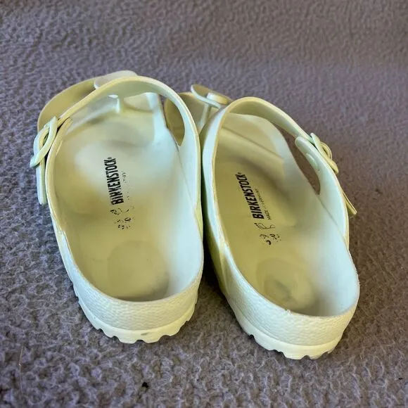Birkenstock Gizeh Sandals Womens EU 39 Big Buckle Nubuck Leather  Bold Jade