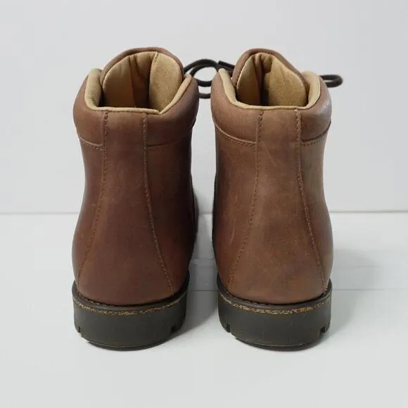 Birkenstock Jackson Boots Brown Leather Lace Up Sz 40 Outdoor Comfort Hiking EUC