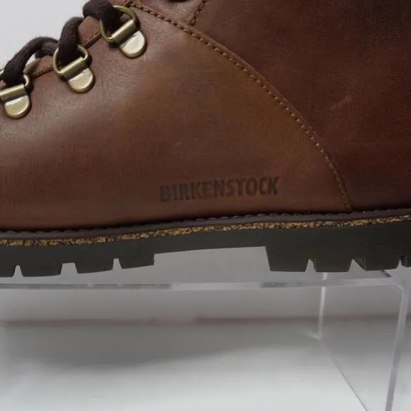 Birkenstock Jackson Boots Brown Leather Lace Up Sz 40 Outdoor Comfort Hiking EUC