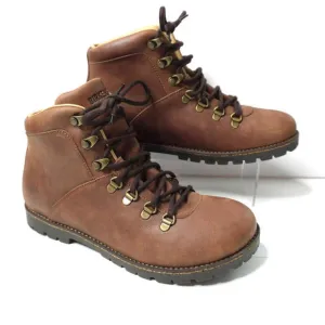 Birkenstock Jackson Boots Brown Leather Lace Up Sz 40 Outdoor Comfort Hiking EUC
