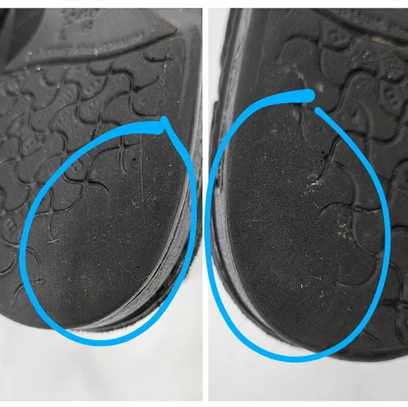 Birkenstock Madeira Footprints Mary Jane Y2K Leather Black Sandals