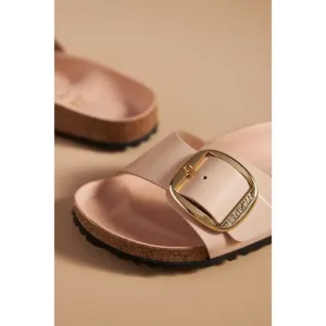 Birkenstock Madrid Big Buckle High Shine Sandals Size 38