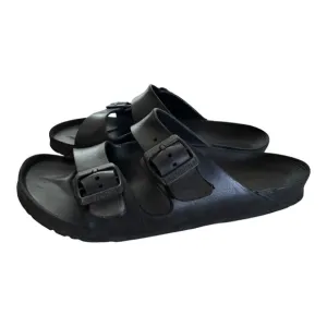 BIRKENSTOCK Men’s Black Arizona 285 EVA Rubber Straps Shoes Sandals-Size 10