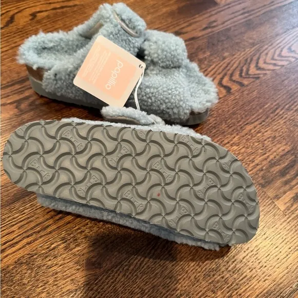 Birkenstock Papillio Big Buckle Shearling Sandals Brand New Size 36