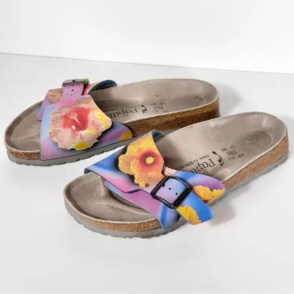 Birkenstock Papillio Catalina Sandals In Polar Hibiscus Women’s Size 8