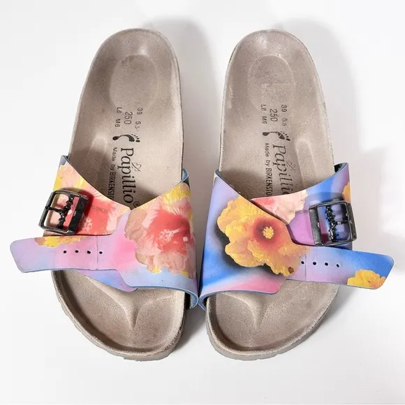Birkenstock Papillio Catalina Sandals In Polar Hibiscus Women’s Size 8