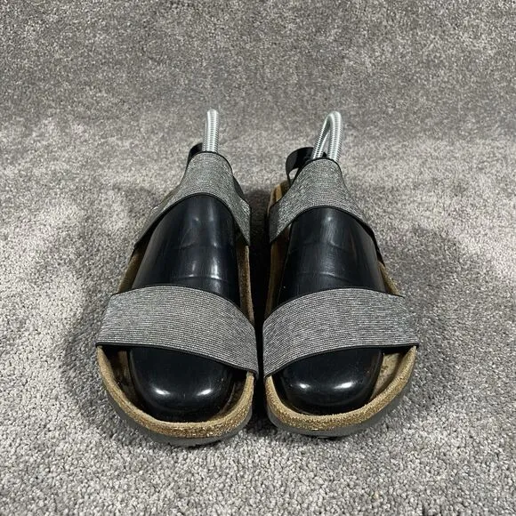 Birkenstock Papillio Sandals Caterina Elastic Slingback Silver 38 Womens US 8