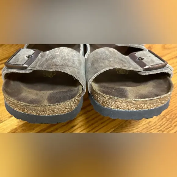 Birkenstock Sandals Distressed, Brown