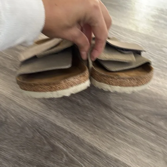 Birkenstock Sandals Kyoto Nubuck-Suede Leather size 46 Made in Germany