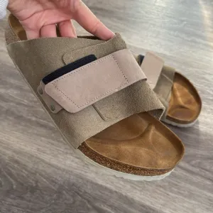 Birkenstock Sandals Kyoto Nubuck-Suede Leather size 46 Made in Germany