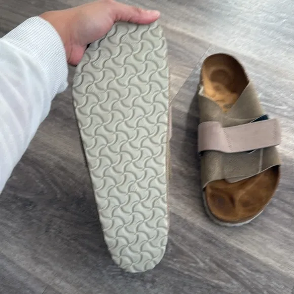 Birkenstock Sandals Kyoto Nubuck-Suede Leather size 46 Made in Germany
