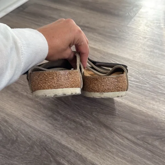 Birkenstock Sandals Kyoto Nubuck-Suede Leather size 46 Made in Germany