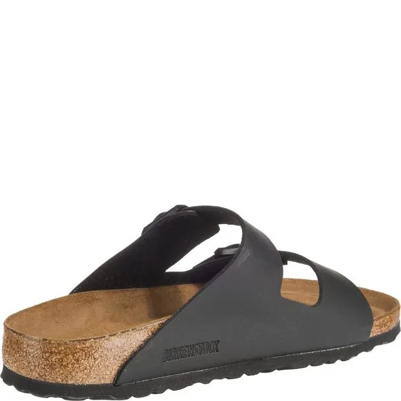 BIRKENSTOCK UNISEX ARIZONA BLACK OILED LEATHER SANDALS - 9-9.5 B(M) US WOME