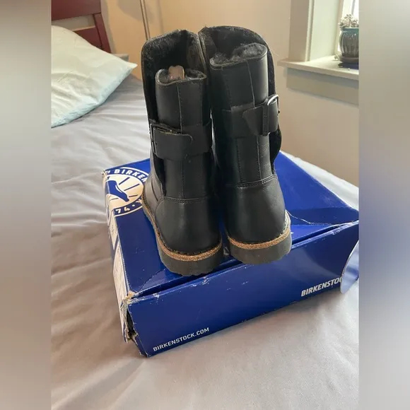 Birkenstock Uppsala Shearling Black Boots
