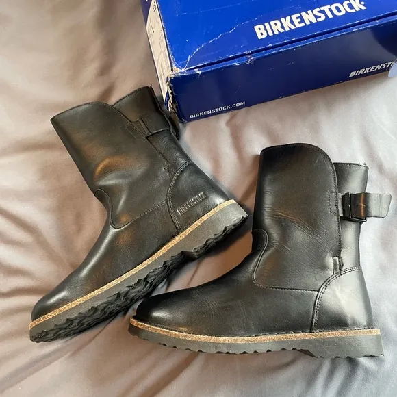 Birkenstock Uppsala Shearling Black Boots