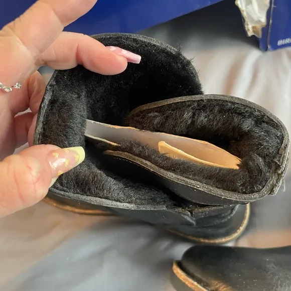 Birkenstock Uppsala Shearling Black Boots