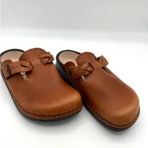 Birkenstock Women´s Antwerpen Tabacco Leather Sandals Brown Size US5 EU36