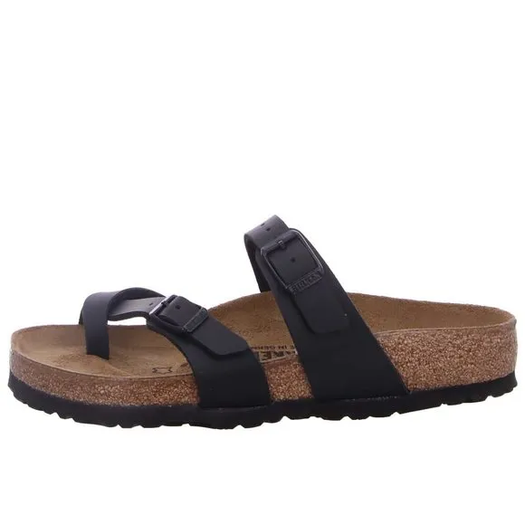 BIRKENSTOCK WOMENS MAYARI HOLIDAY BIRKO-FLOR BEACH SUMMER FLAT SANDALS - BL