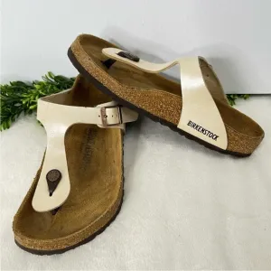 Birkenstock Women's Sandals in Cream Sz 39/ 8