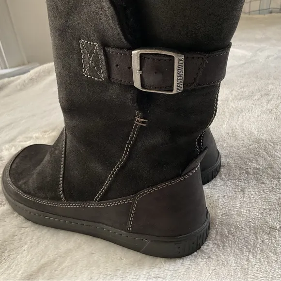 BIRKENSTOCK Woodbury Shearling Boots Size 36 L5 Black