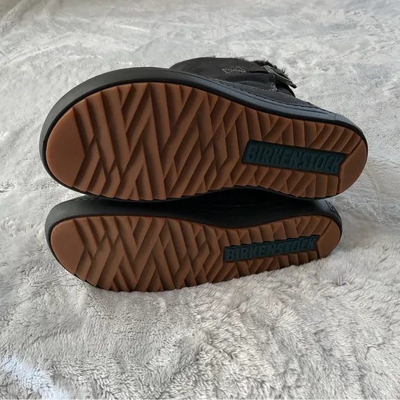 BIRKENSTOCK Woodbury Shearling Boots Size 36 L5 Black