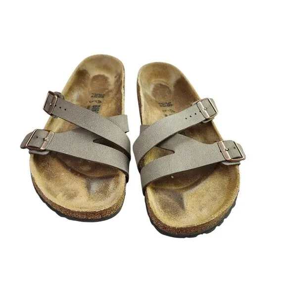 Birkenstock Yao Balance Crossover Strap Slip-on Sandals Sz L7 M5