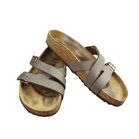 Birkenstock Yao Balance Crossover Strap Slip-on Sandals Sz L7 M5
