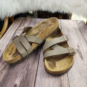 Birkenstock Yao Balance Crossover Strap Slip-on Sandals Sz L7 M5