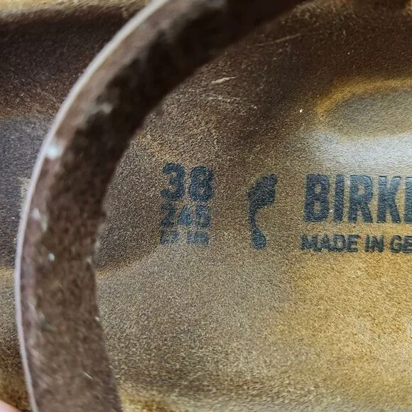 Birkenstock Yara Habana Ankle Wrap Around Strappy Sandals Sz 7