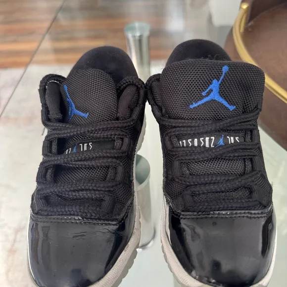Black and Blue Athletic Sneakers , used no box