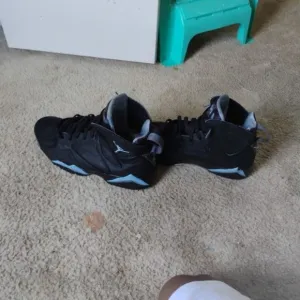 Black and Blue Athletic Sneakers