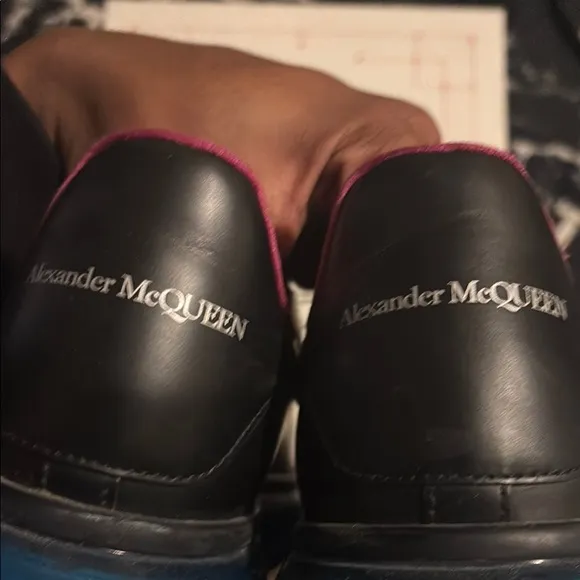 Black and Pink Sneakers